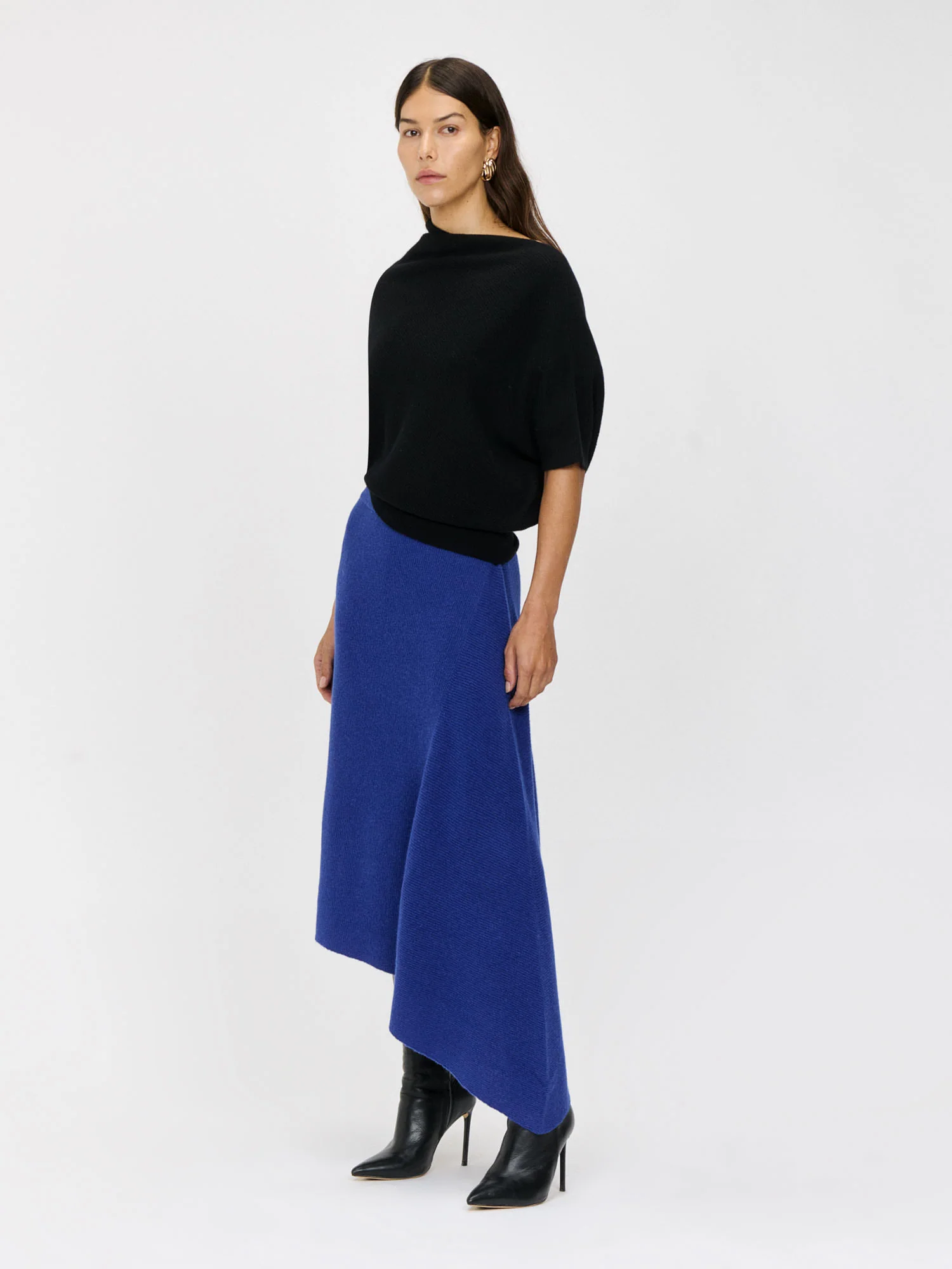 ASYMMETRIC KNIT SKIRT - Image 4