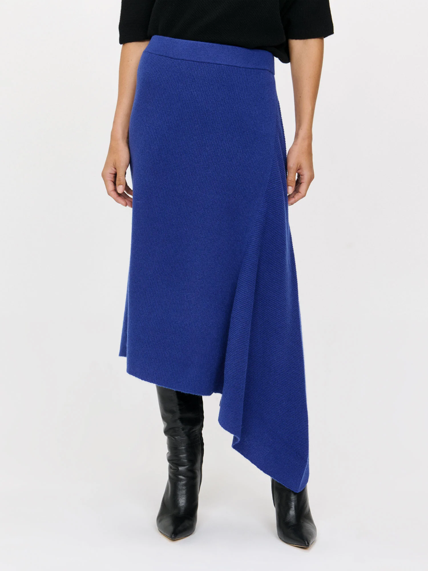 ASYMMETRIC KNIT SKIRT - Image 5