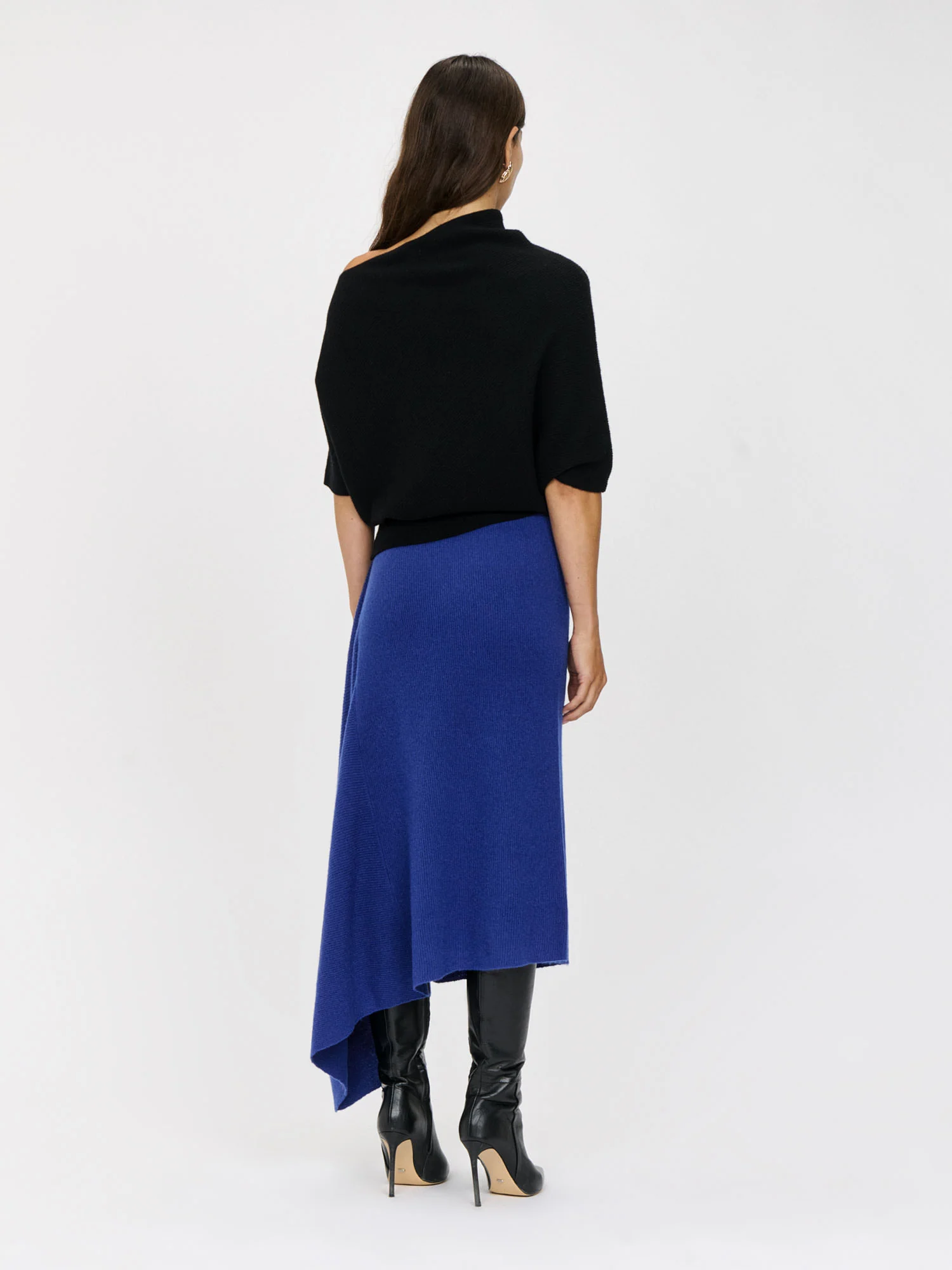 ASYMMETRIC KNIT SKIRT - Image 6