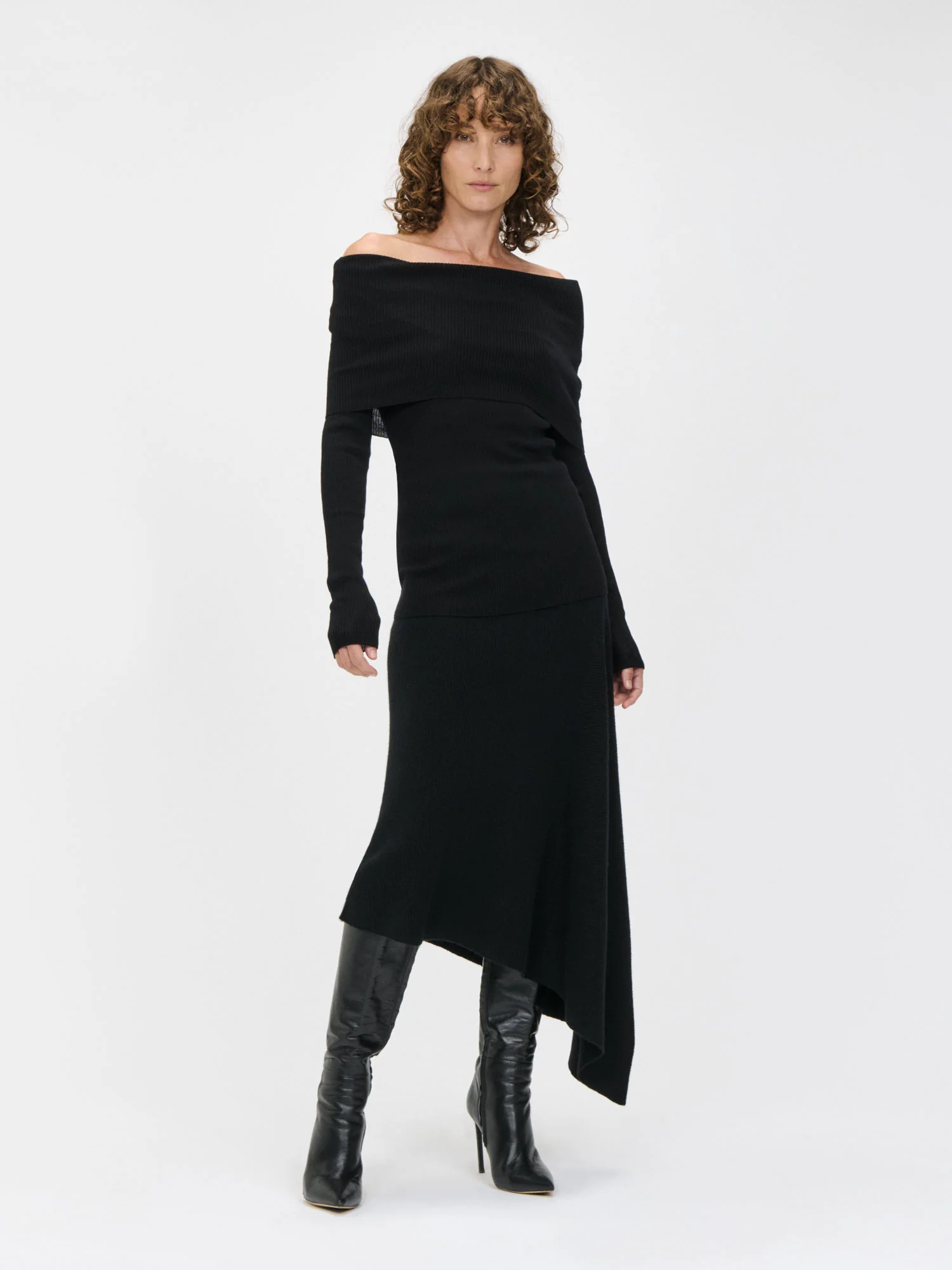 ASYMMETRIC KNIT SKIRT - Image 8
