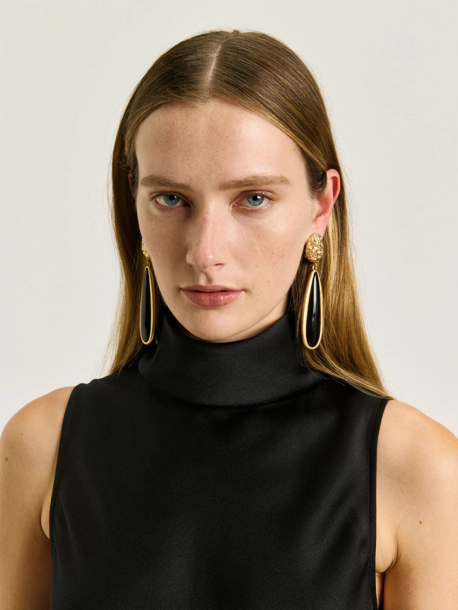 CREPE BACK SATIN HALTER MAXI DRESS - Image 9