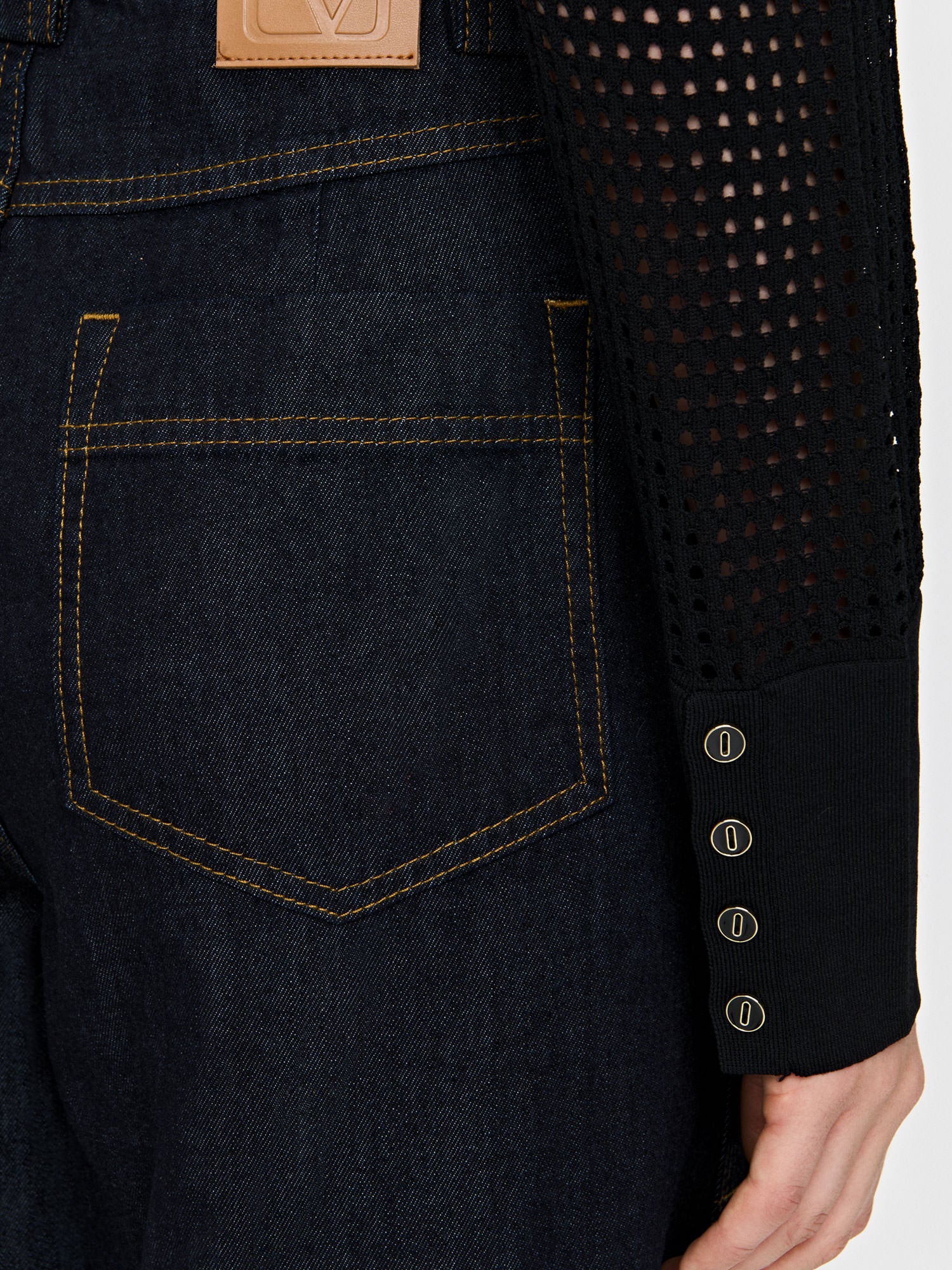 LONG SLEEVE MESH KNIT SHIRT - Image 5