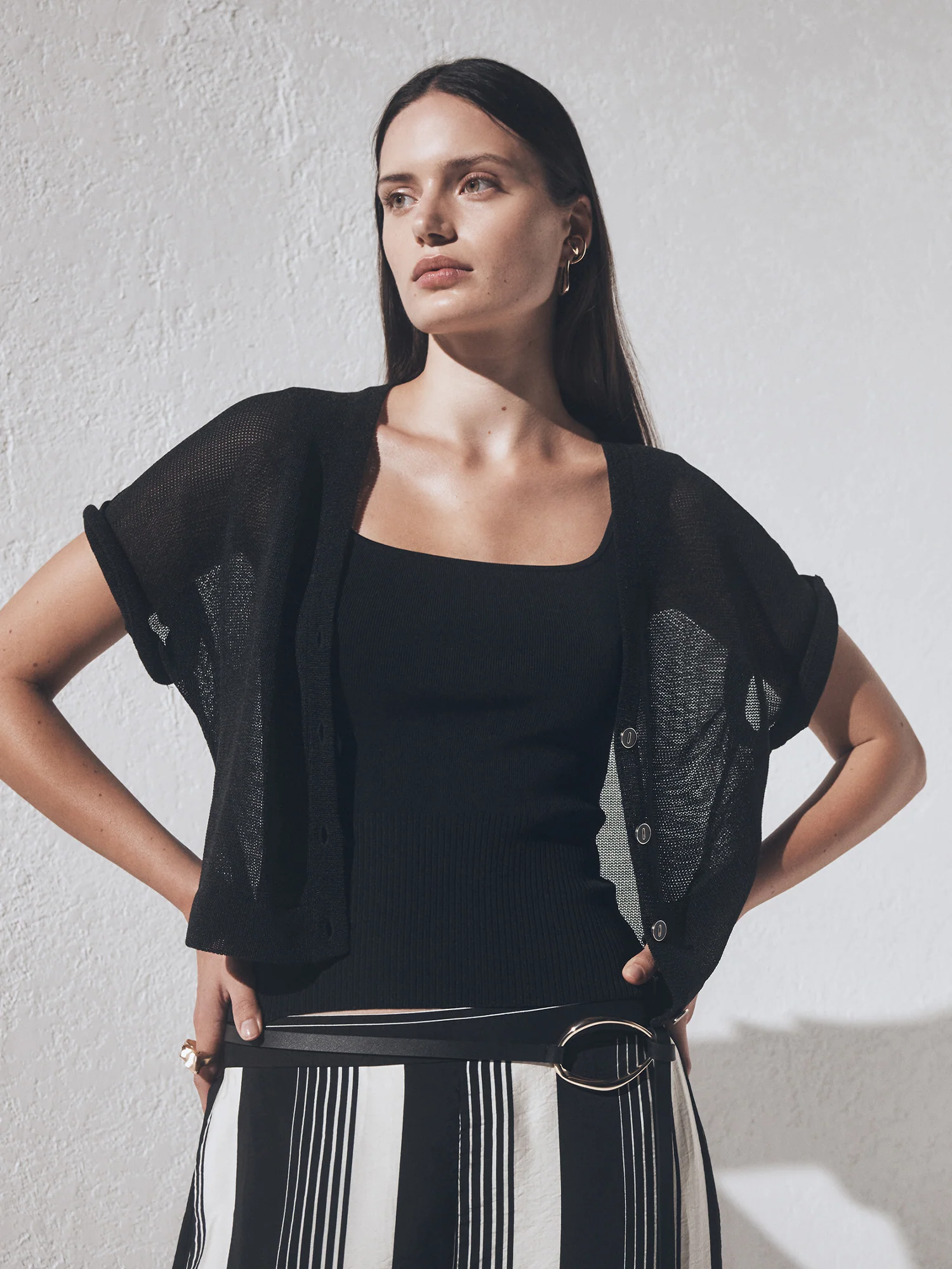 MESH KNIT CARDIGAN - Image 10