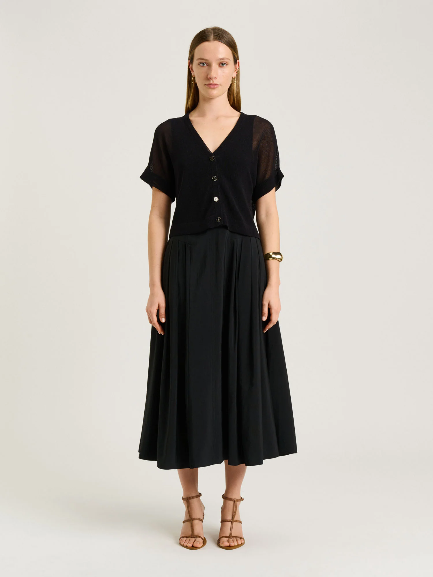 MESH KNIT CARDIGAN - Image 6