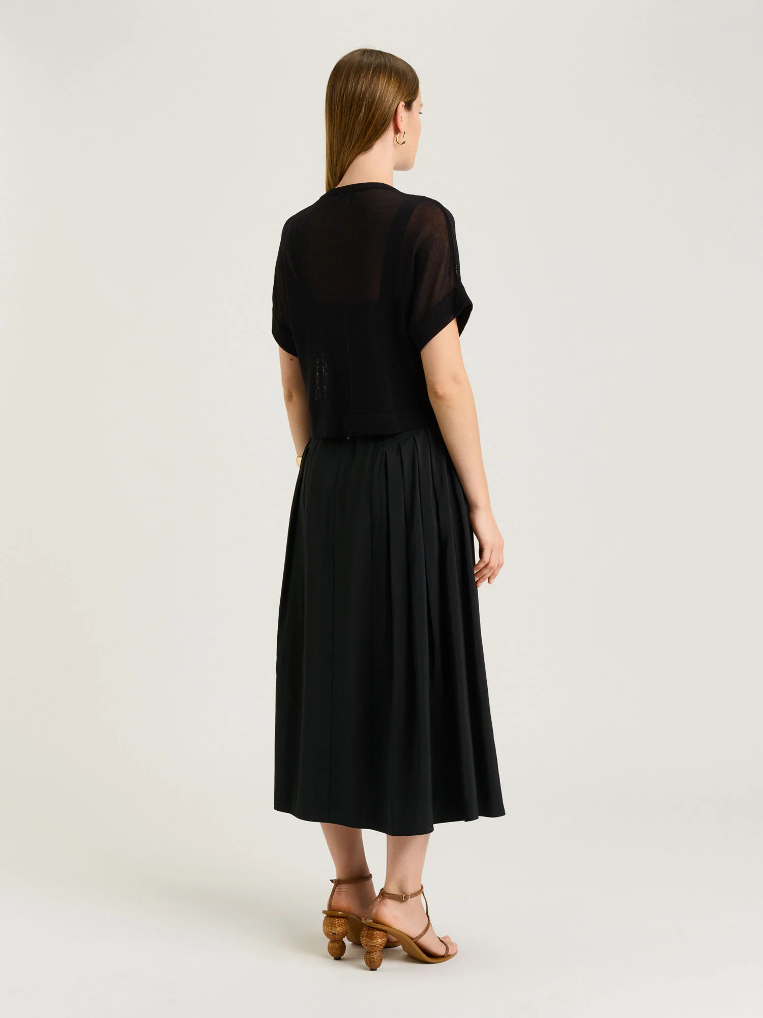 MESH KNIT CARDIGAN - Image 9