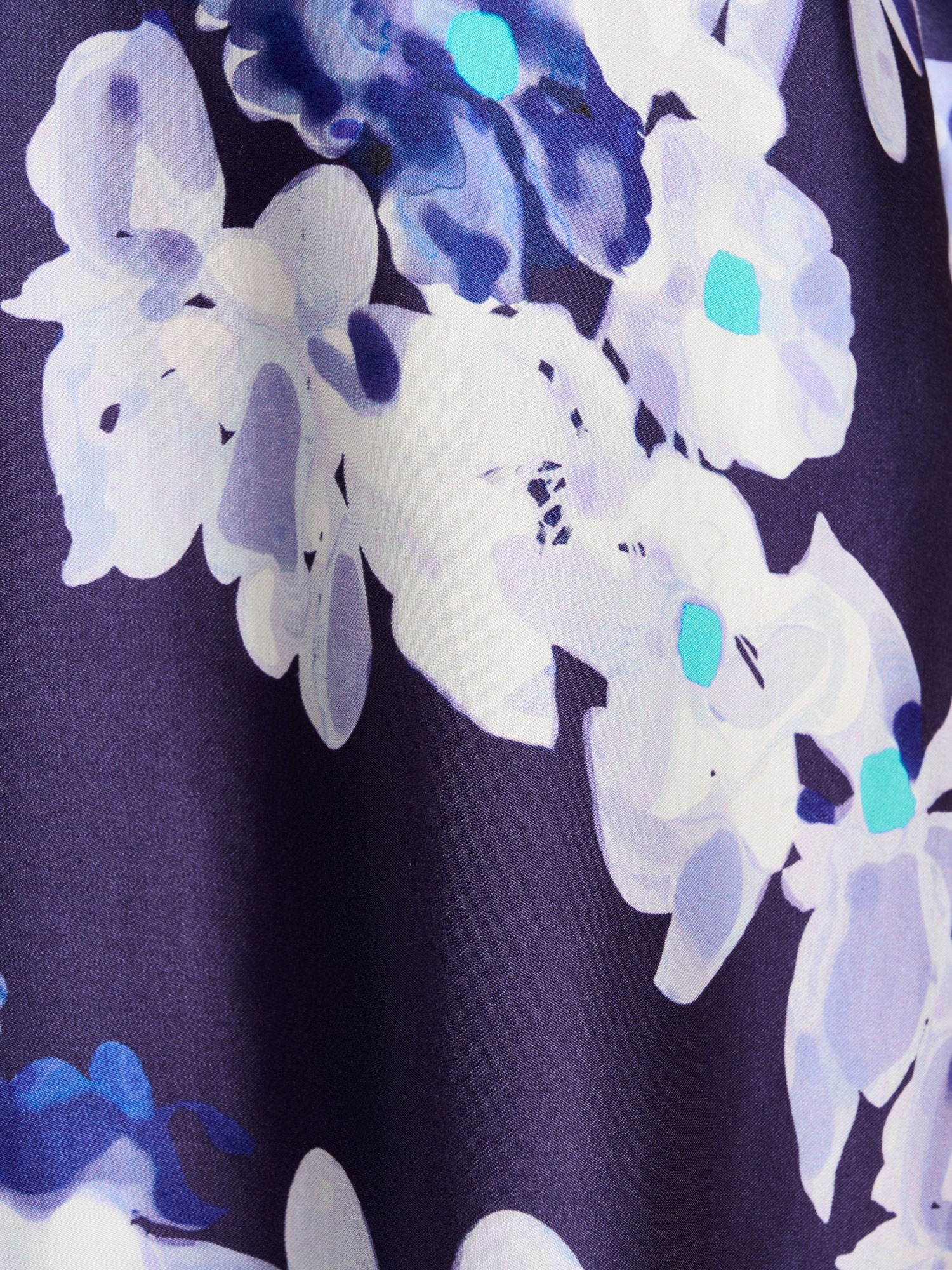 MIDNIGHT CLIMBING VINE SATIN MIDI DRESS - Image 6