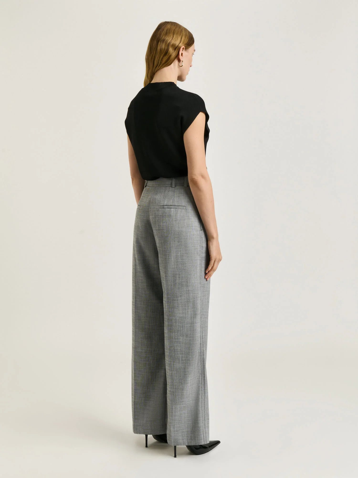 MONOCHROME TWILL STRAIGHT LEG PANT - Image 3