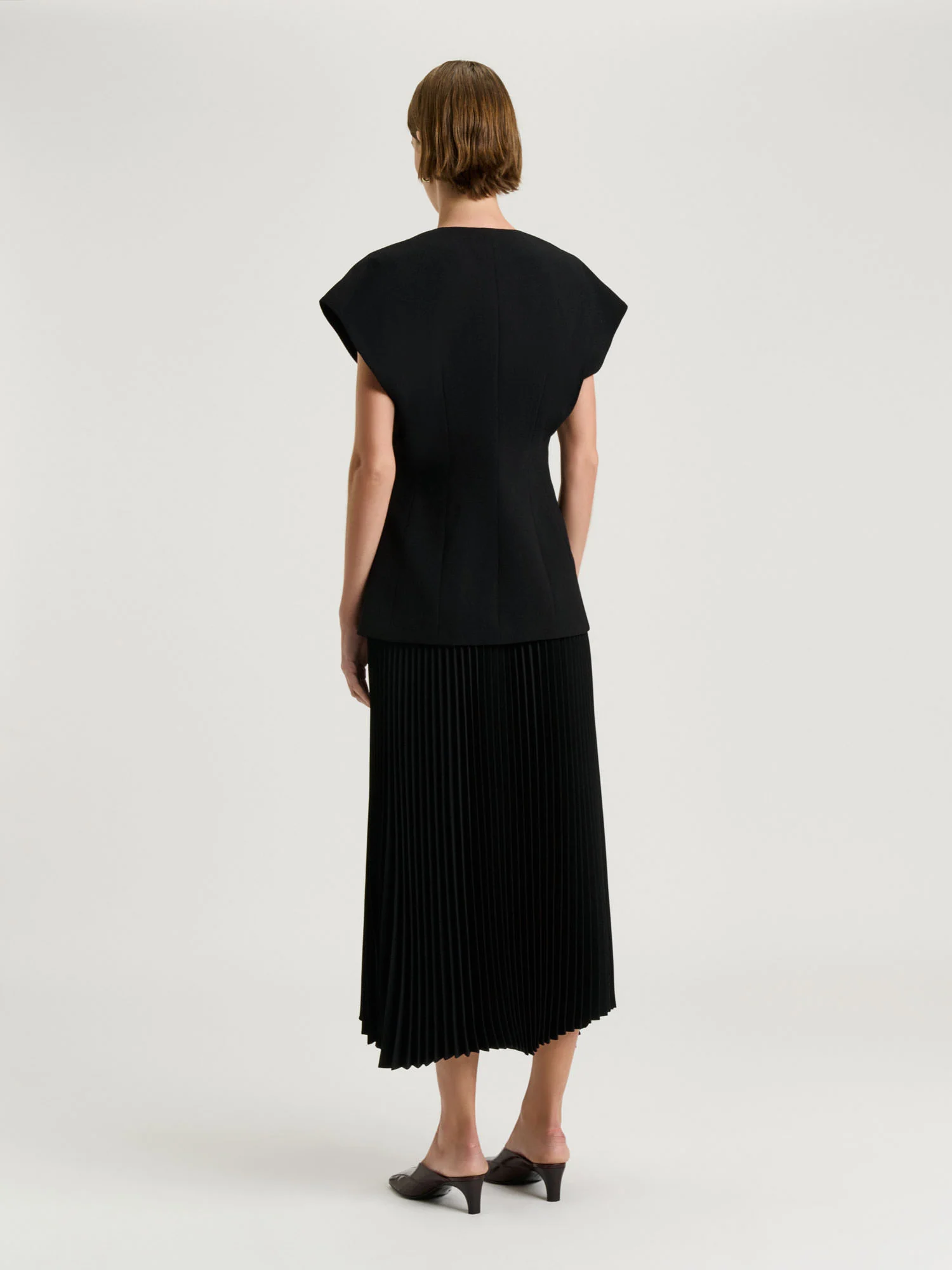 STRETCH CREPE WAISTCOAT - Image 4