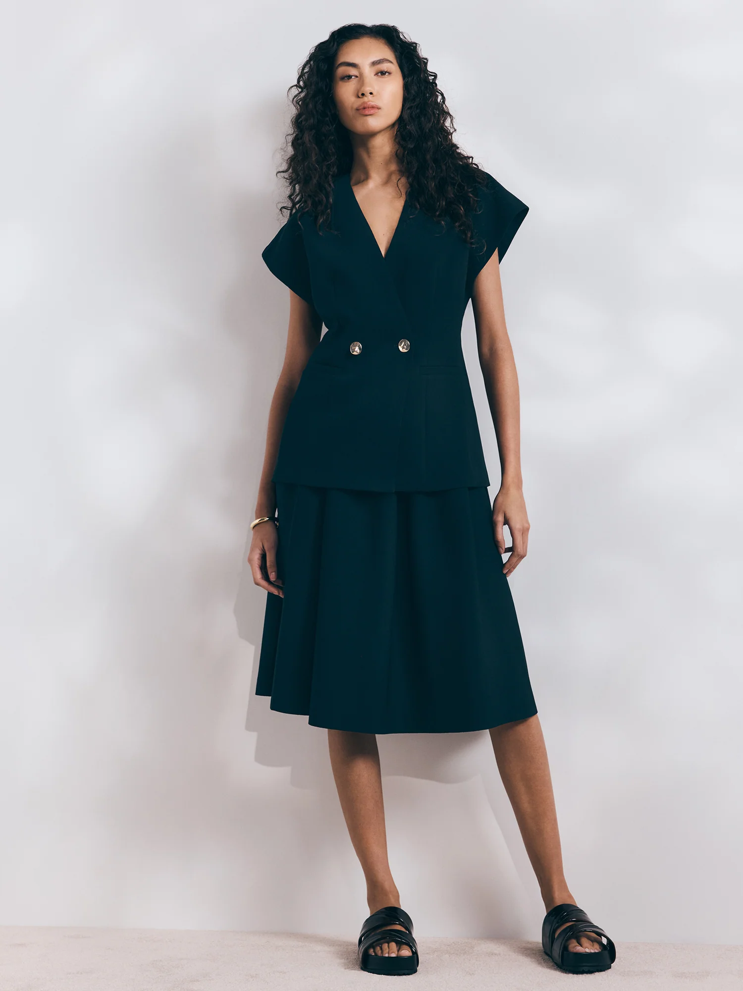 STRETCH CREPE WAISTCOAT - Image 5