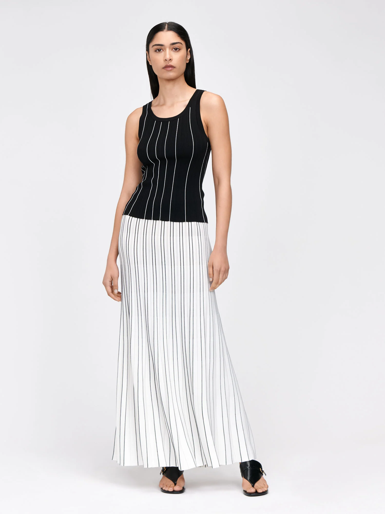 STRIPE RIB KNIT TANK - Image 5
